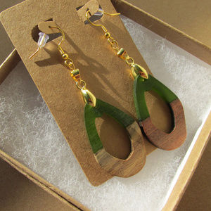 LIMITED 18K GP Multi Media Naturals Earrings